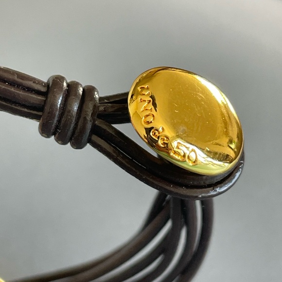 UNO de 50 Bracelet • Butterfly effect • Gold plated • Size M - Picture 10 of 14